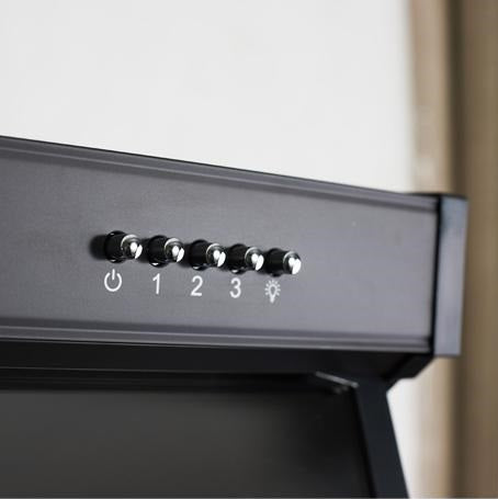 Extractor de grasa Compacta 90. Color negro.