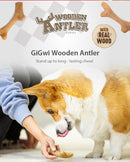 Juguete con madera real masticable para mascotas M