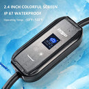 Cargador carros eléctricos Tipo1 J1772 10 a 40A, 110-240V WiFi Dual portátil o de pared.