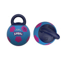 Pelota JUMBALL azul con asa para mascota