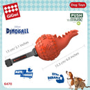 Juguete Dinoball Apatosaurus naranja mascota