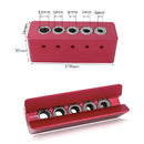 Plantilla con guía para perforaciones con auto centro de angulo 90º, Tamaños 6/7/8/9/10mm