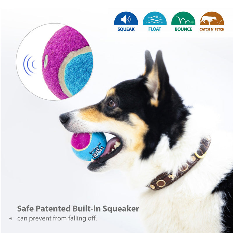 Pelota de tenis 3 pack juguete para mascota M