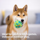 Pelota crazy ball tela verde para mascota