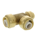 Conector T de 3/4" x 1/2" x 3/4" a presión para tuberías