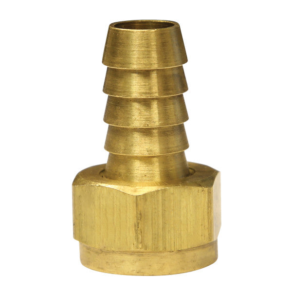 Adaptador hembra de giro 1/2" x 1/2" de latón para manguera