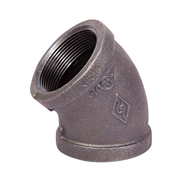 Codo de 45° galvanizado de 2 1/2"