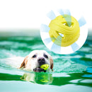 Pelota Breezy amarilla 2 unidades para mascota