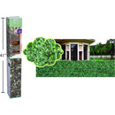 Jardín E. Malla para valla de privacidad, hojas artificiales , 3.25 pies. x 9,8 pies, col. caja