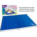 Cama de enfriamiento de gel  16 "X12", tamaño S. Caja color. Refresca a su mascota