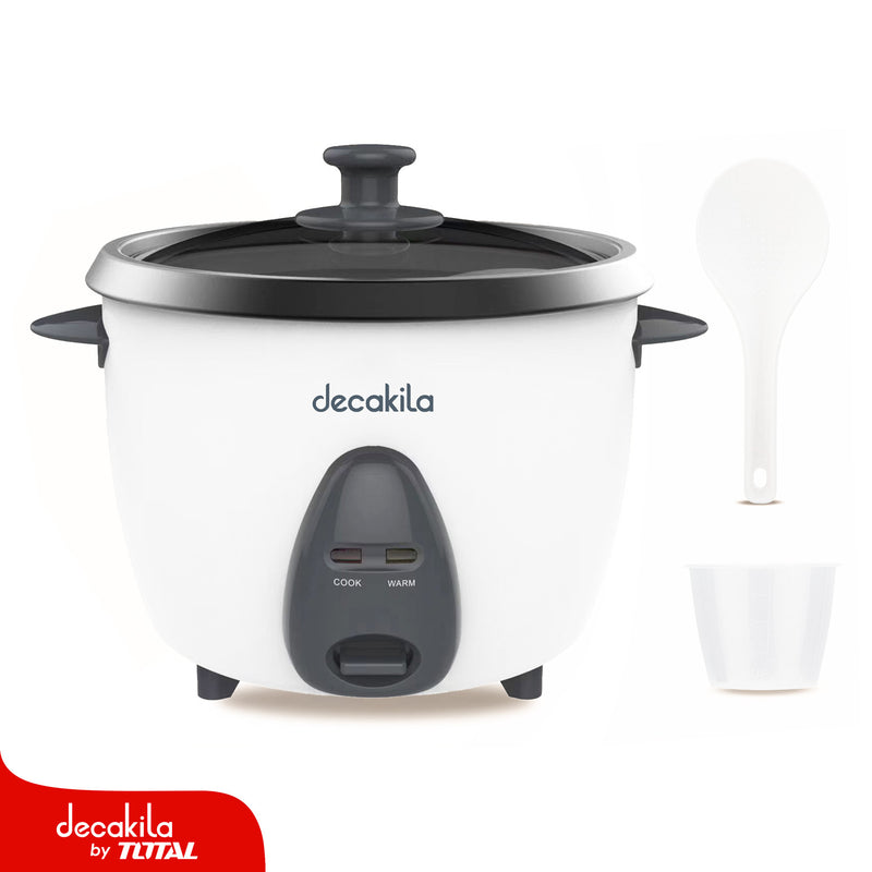Olla Arrocera 700W 1.8L Rinde 10 tazas. Incluye accesorios.