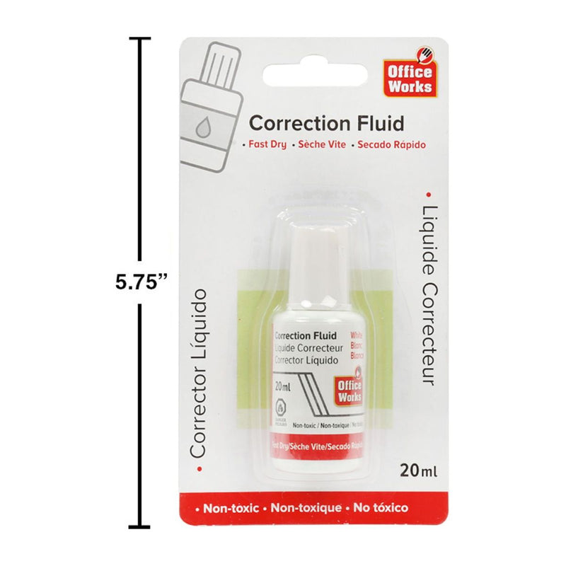 Fluido de corrección corrector blanco liquid paper