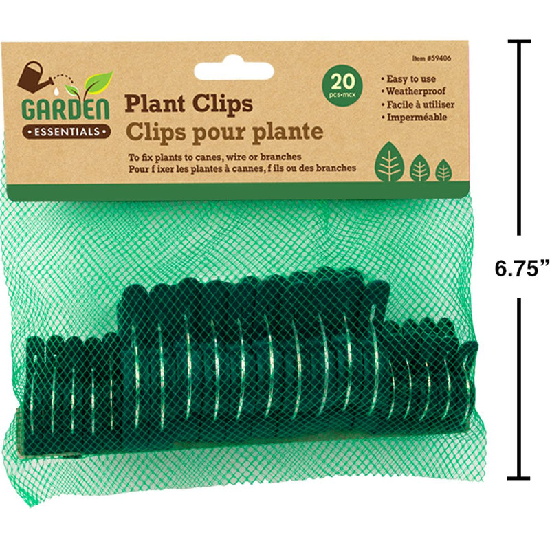 Garden E. paq. De 20 clips para plantas