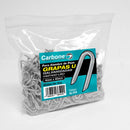 Grapas clavos U galvanizados de 4mm x40 mm. para alambre de puas (Bolsa de 1kg. / 2.2lbs)