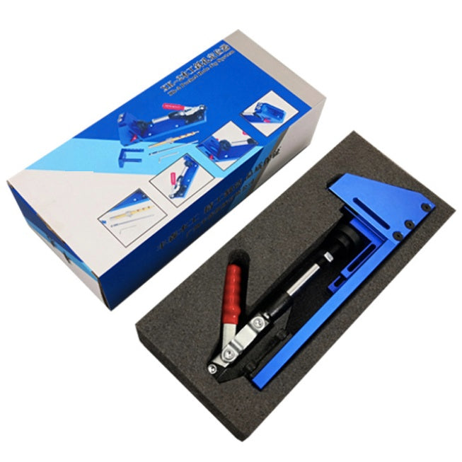 Kit Portátil de plantilla guía para perforación con pinza para carpintería y brocas.