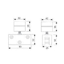 Rodachines p/puertas corredizas de vid 8-12mm.Inc.2 rodach y acces.Sat.Capac.120kg.riel 846/track38