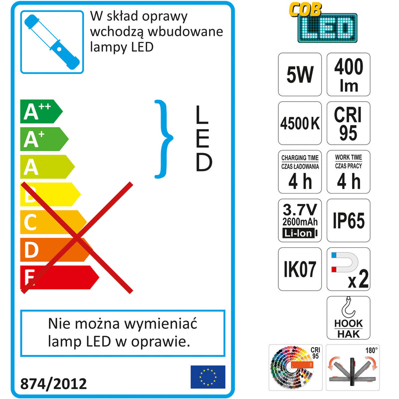Lampara identificado color de pintura replica la luz solar natural para una coincidencia perfecta