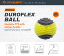 Pelota Duroflex amarilla gris M para mascota