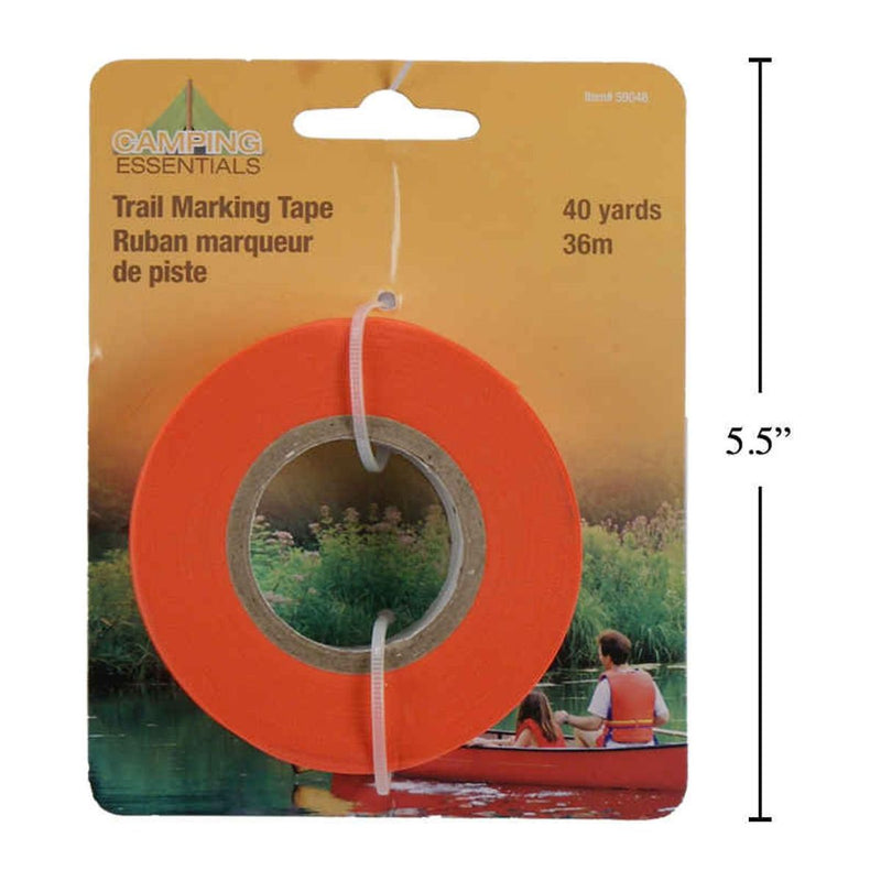 Camping 40yds. Cinta de señalización de senderos