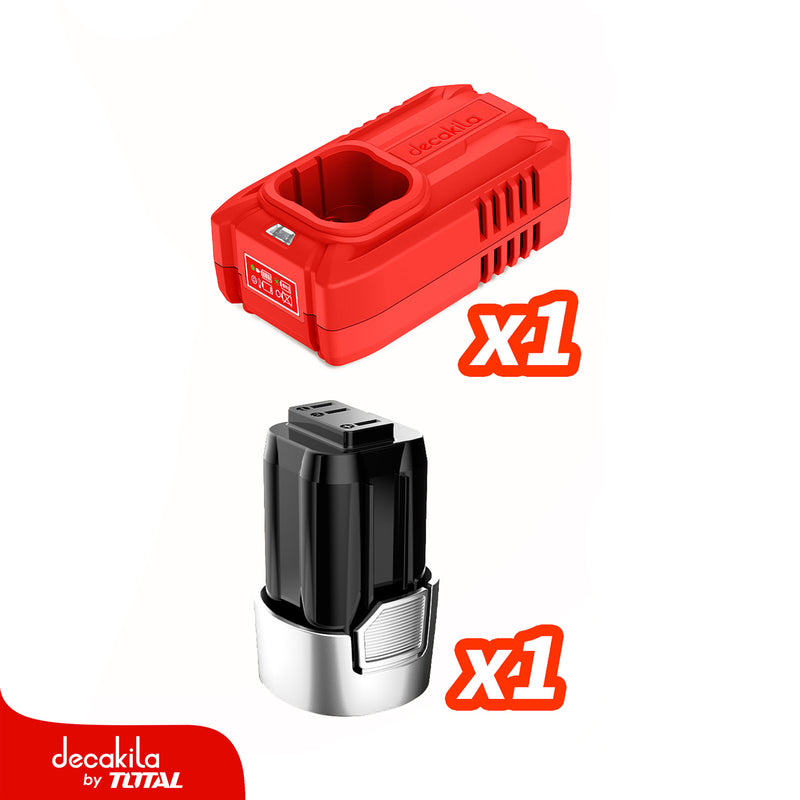 Picador de alimentos inalámbrico gris de 2L con bowl de vidrio y cuchillas de acero inoxidable. Incluye batería + cargador.