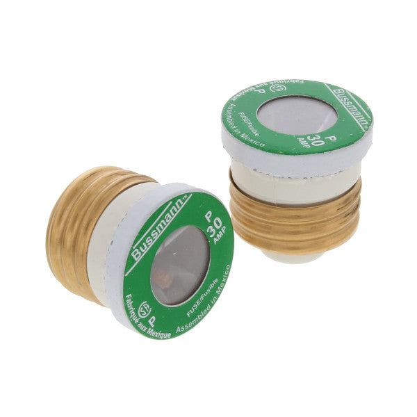 (Par) Fusibles de enchufe Base Edison de 30 amperios