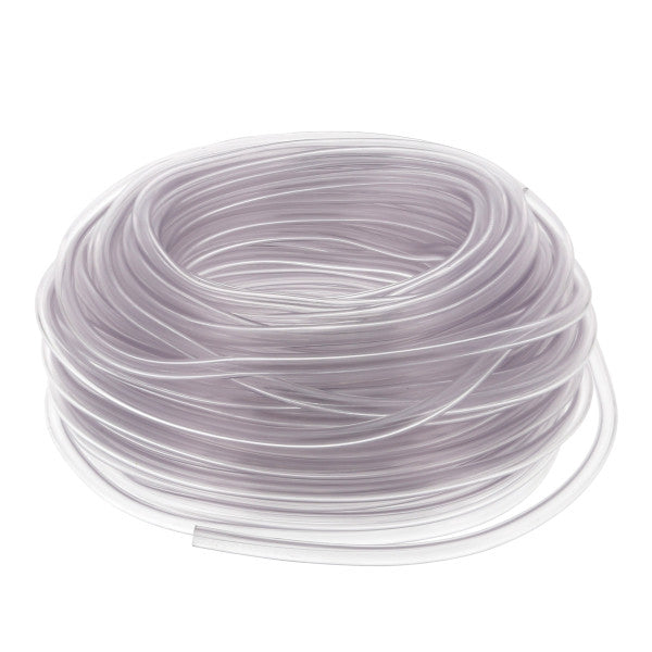 Manguera de vinilo transparente de 3/16" x 5/16" Diam. Interno x Ext -Rollo de 100 pies.
