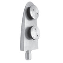 Pivote superior para sobrepanel. Satinado.