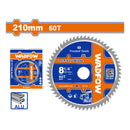 Disco De Corte Sierra TCT 8-1/4" 60T Anillo Reductor 16mm Corte De Madera. Ideal Sierra Circular.