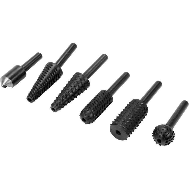 Fresas Limas Rotativas para madera Vástago 6mm. Para Motortool, Dremel