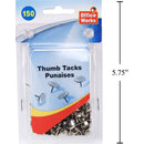 Tachuelas de metal de 150 piezas, paquete de almejas con cabezal