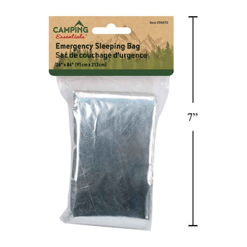 Bolsa o Saco de dormir de emergencia para acampar, 36 "x 84"