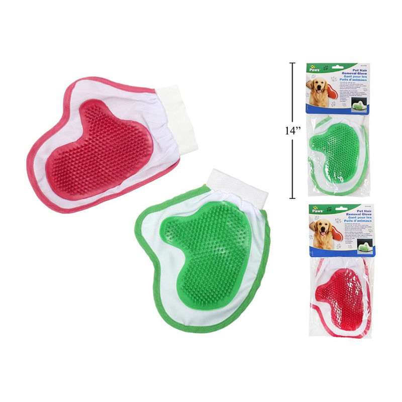 Guante de remocion de pelo para mascotas (1pza) (Viene en colores variados al azar)