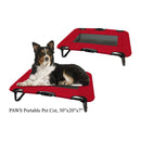 Cuna portátil para mascotas  30 "x 20" x 7" caja color (1pza) (Viene en colores variados al azar)