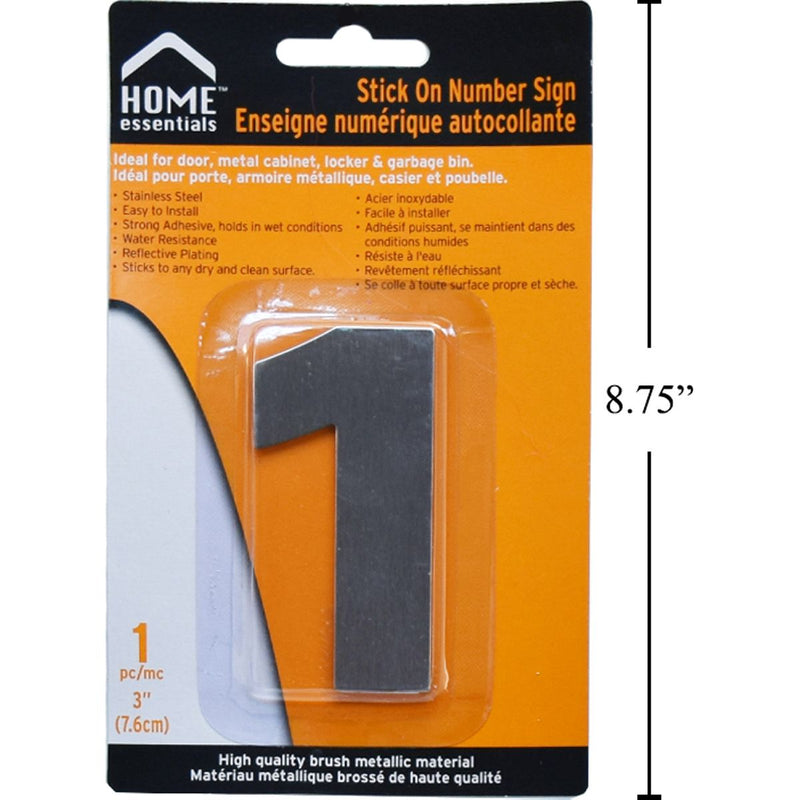 Letrero Señal numérica adhesiva de 3"