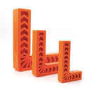 Escuadra Angulo recto 90 grados de 80mm, plástico para ebanista.