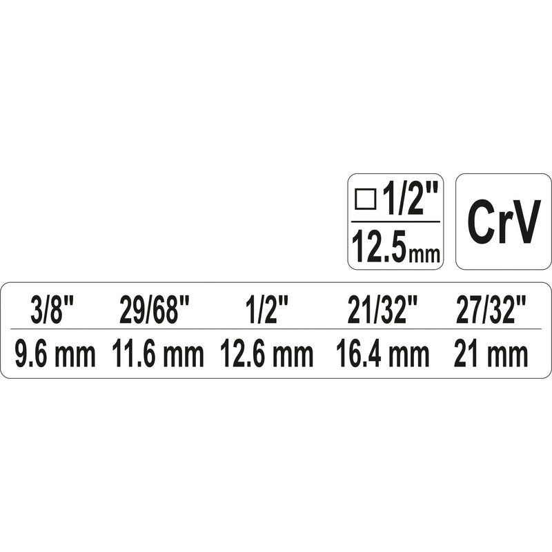Llave de paso escalonada universal para radiadores y sanitarios 1/2"