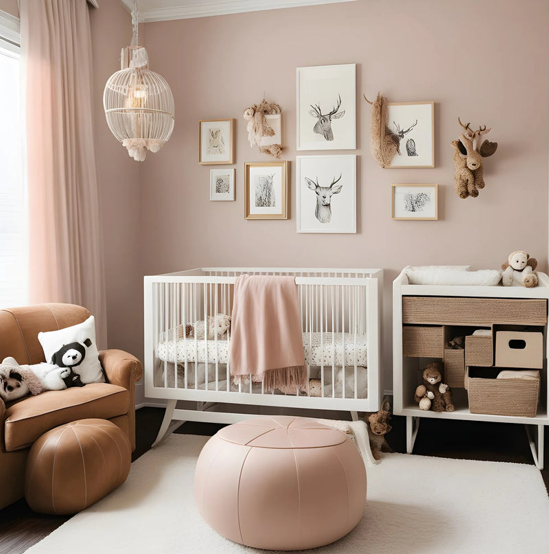 Panel Decorativo WPC Bambú Soft touch 1.22 m x 2.80 m x 5 mm Rosa Coral Pastel