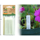 Garden E. Etiquetas para plantas de 25 piezas con lápiz, blanco, pbh