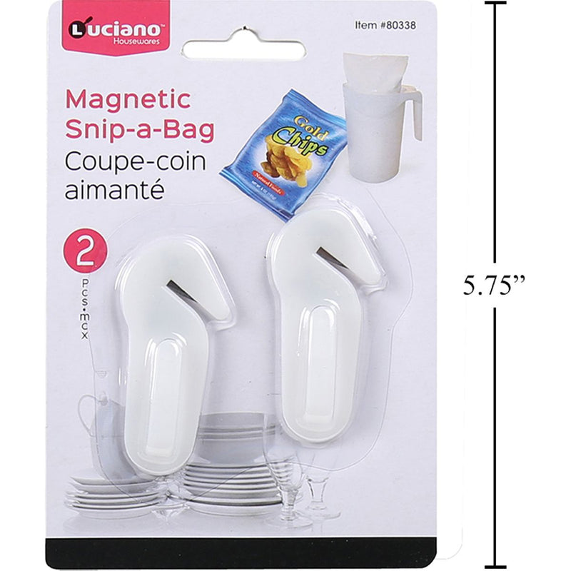 Clip cierremagnético de bolsas de 2 piezas Luciano