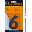 Letrero Señal numérica adhesiva de 3"