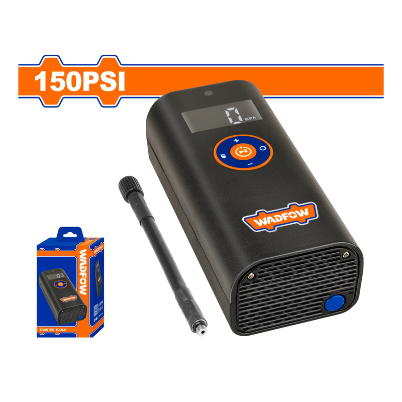 Compresor De Aire Automático portatil Batería De Litio De 8V. Presión: 150PSI. Carga USB-C