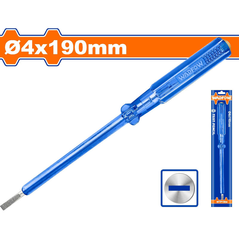 Lápiz medidor probador de voltaje. Tamaño de ranura: 4 x 190mm. AC 100-250V