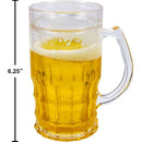 Jarra de cerveza helada de doble pared Luciano de 450 ml con asa