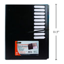Carpeta de documentos de plástico Desk Tech con lengüeta, 11.5 "x9.5"