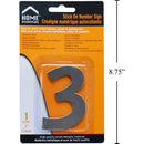 Letrero Señal numérica adhesiva de 3"