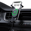 Cargador inalámbrico para automóvil, carga automática, ventilación de aire ajustable