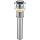 Desagüe De Lavamanos push SIN rebalse CON BOTON con tubo 8" NESSATI