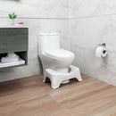 Banco para inodoro para mejorar la ida al baño, color blanco