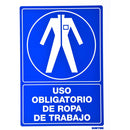 Letrero "Ropa de trabajo" Surtek