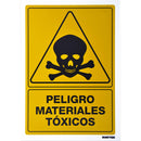 Letrero "Materiales tóxicos" Surtek